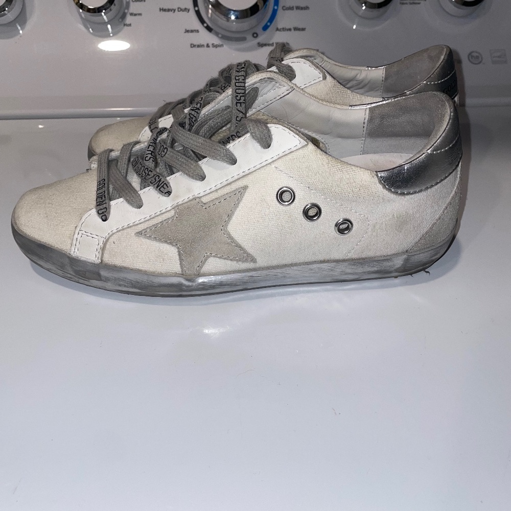 Golden goose white sneakers
